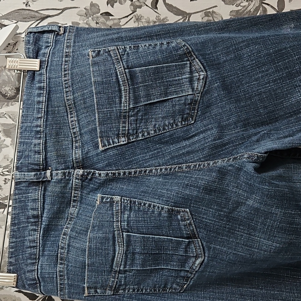 Lee RidersDark Blue Straight Leg Jeans In Size 16 - Picture 3 of 8